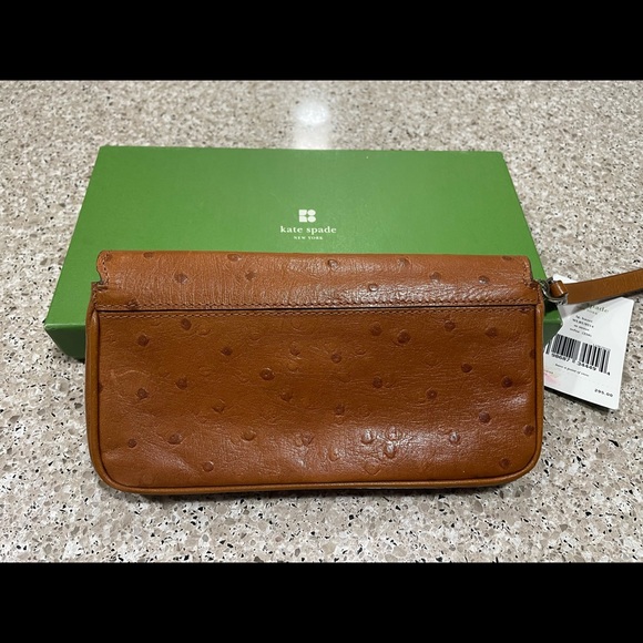 Kate Spade Ostrich Wristlet - Picture 2 of 7